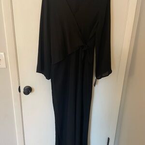 Michael Kors Black Wrap Jumpsuit